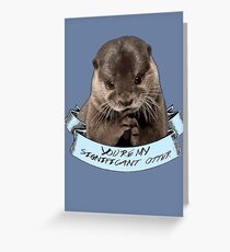 Du bist mein bedeutender Otter Grußkarte