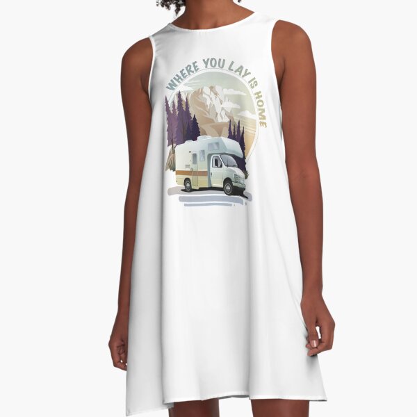 Where you lay is home A-Line Dress