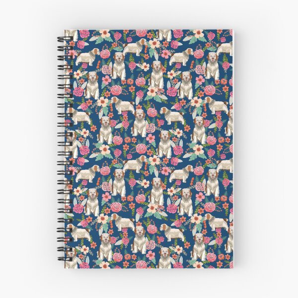 Item preview, Clumber Spaniel floral dogs floral pattern - vintage florals, Clumber Spaniel designed and sold by PetFriendly.