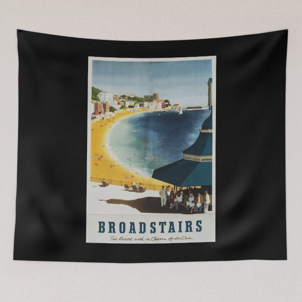 Item preview, Railway Poster Broadstairs designed and sold by stickart-marek.