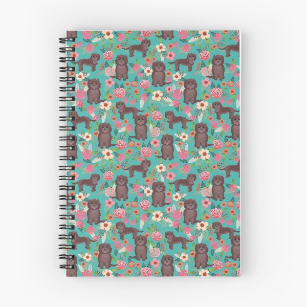 Item preview, Chocolate Cockapoo floral dogs floral pattern - vintage florals, Chocolate Cockapoo designed and sold by PetFriendly.
