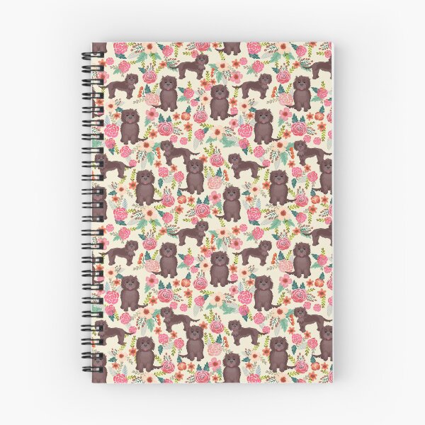 Item preview, Chocolate Cockapoo floral dogs floral pattern - vintage florals, Chocolate Cockapoo designed and sold by PetFriendly.