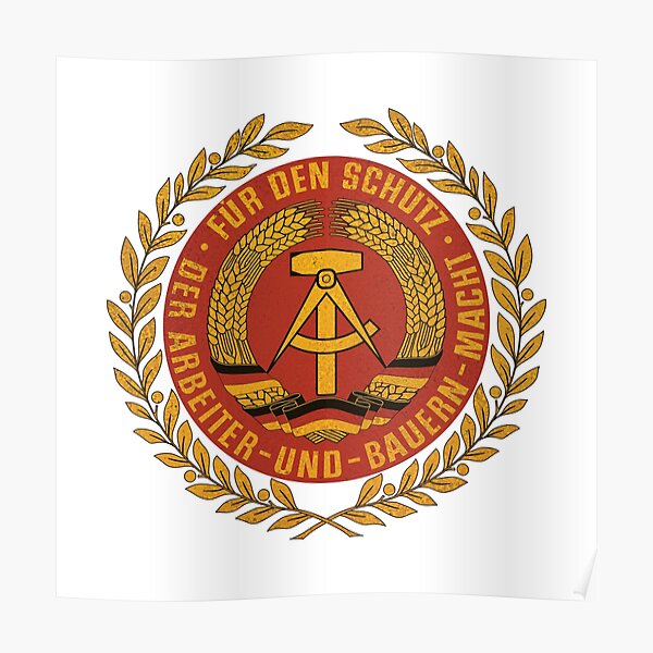 GDR NVA National People's Army Ostalgie Poster