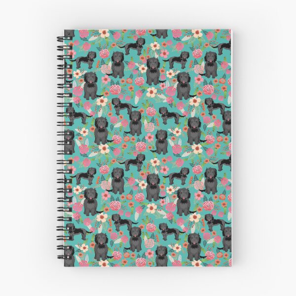 Item preview, Black Cockapoo floral dogs floral pattern - vintage florals, Black Cockapoo designed and sold by PetFriendly.