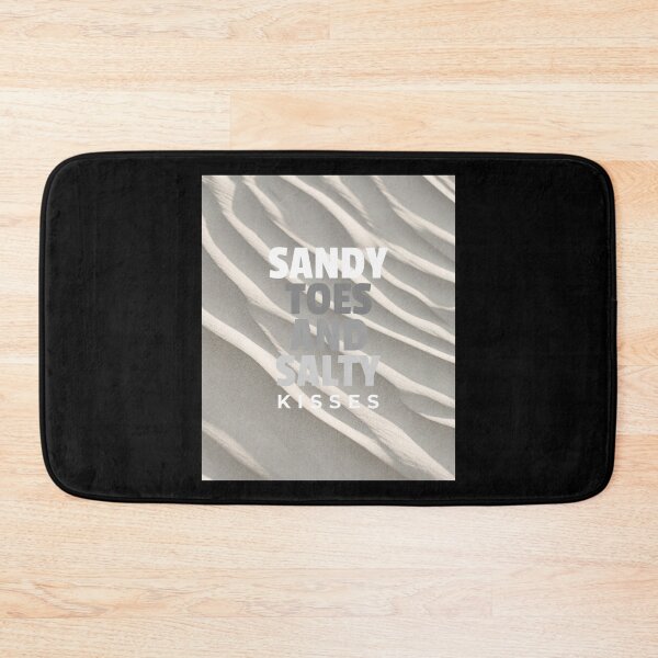 Item preview, Beach sand, Sandy toes and salty kisses designed and sold by BeebopGraphics.