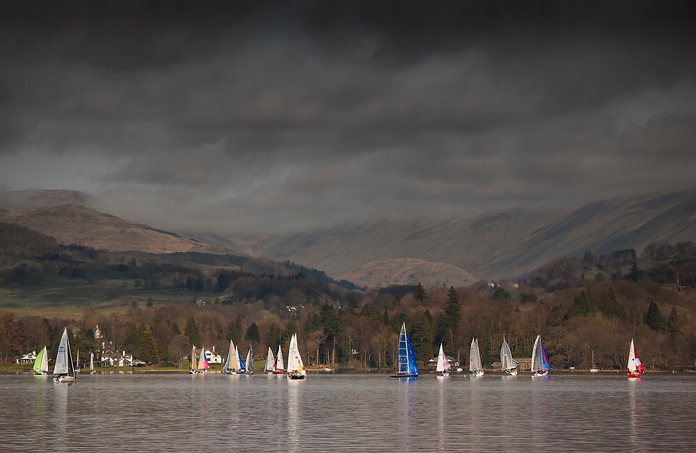 "Windermere Boats" by Steve Langton Redbubble