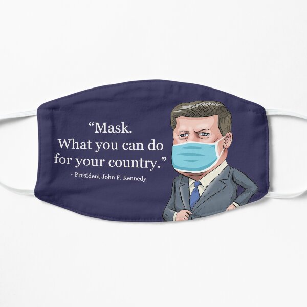 President John F. Kennedy Flat Mask
