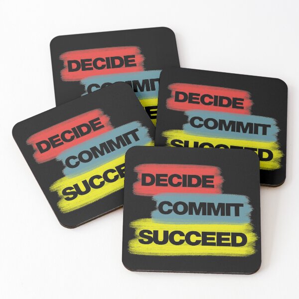 Item preview, Decide Commit Succeed designed and sold by HebHenderson.