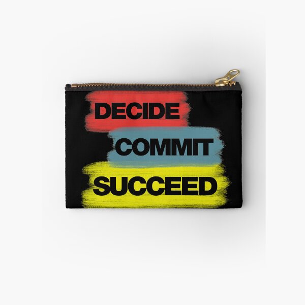 Item preview, Decide Commit Succeed designed and sold by HebHenderson.