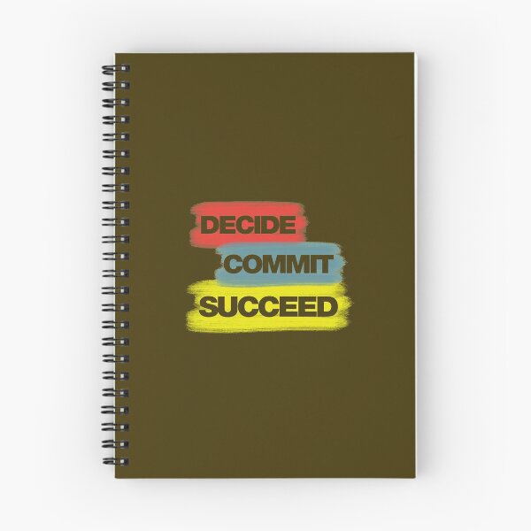 Item preview, Decide Commit Succeed designed and sold by HebHenderson.