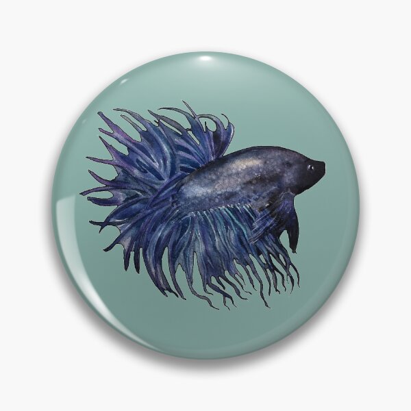 Item preview, Royal Blue Crowntail Betta Splendens designed and sold by Alkaravan Creators.