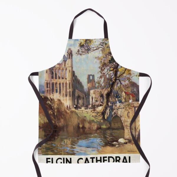 Artikelvorschau, Eisenbahn Plakat Elgin Cathedral entworfen und verkauft von stickart-marek.