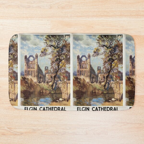 Artikelvorschau, Eisenbahn Plakat Elgin Cathedral entworfen und verkauft von stickart-marek.