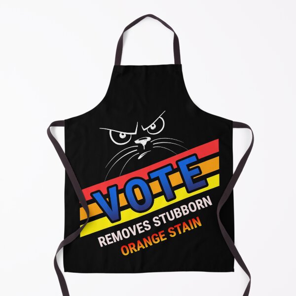 Item preview, Retro Cat Vote Removes Stubborn Orange Stain designed and sold by ojdart.