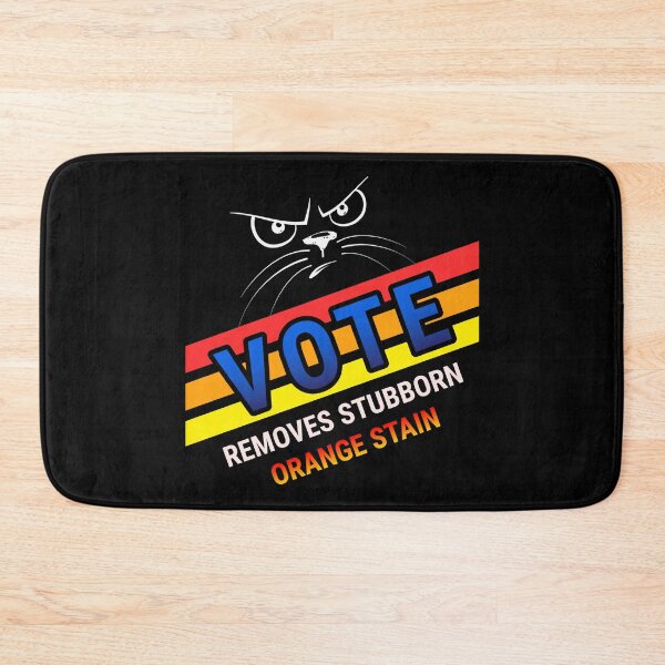 Item preview, Retro Cat Vote Removes Stubborn Orange Stain designed and sold by ojdart.