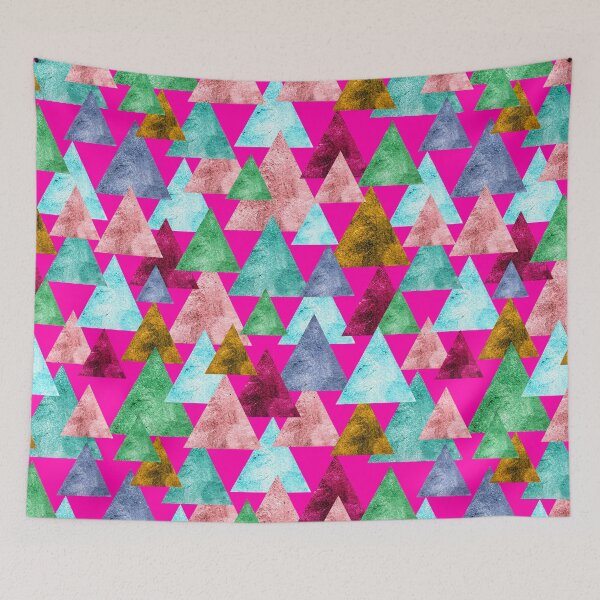 Item preview, colored triangles designed and sold by Anastasiia Yurevych.