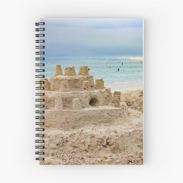 Item preview, Sandcastle on the beach by the ocean designed and sold by stina-bee.