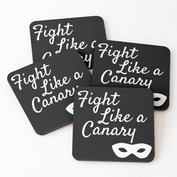 Item preview, Fight like a canary (white text) designed and sold by DiscoBallDesigns.