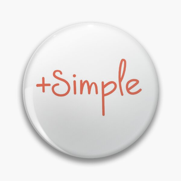 Item preview, More simple, + Simple, More simple. Phrases and messages designed and sold by Luz ArtDesing.