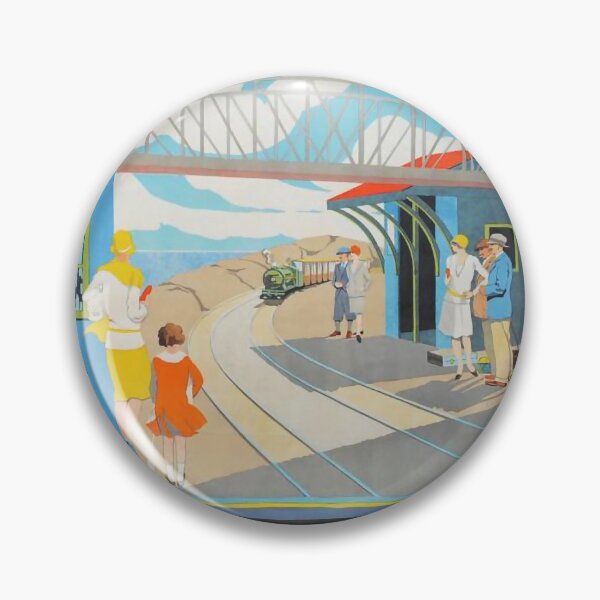 Item preview, Railway Poster Greatstone designed and sold by stickart-marek.