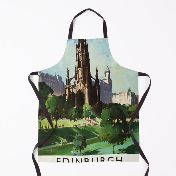 Item preview, Railway Poster Edinburgh designed and sold by stickart-marek.