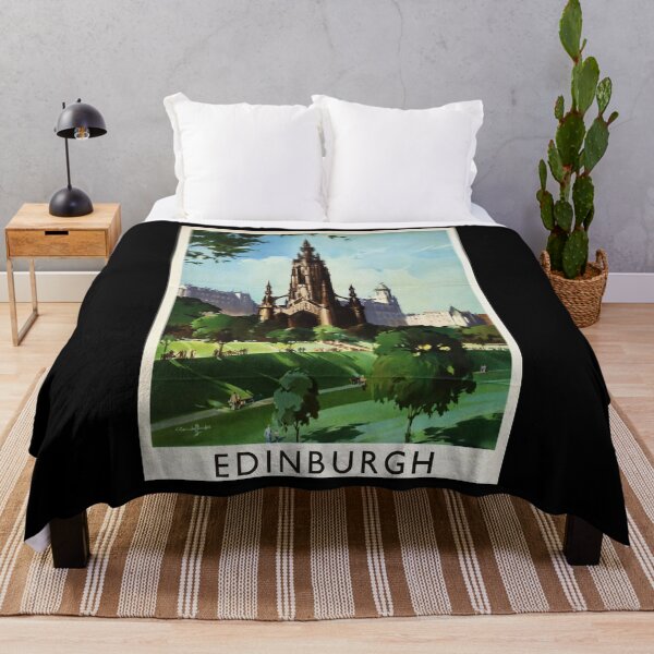 Item preview, Railway Poster Edinburgh designed and sold by stickart-marek.