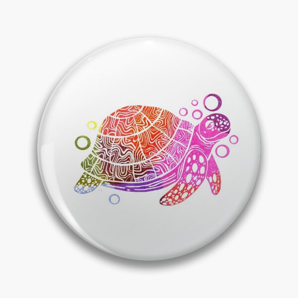 Item preview, Turtle (color) designed and sold by adeillustrator.