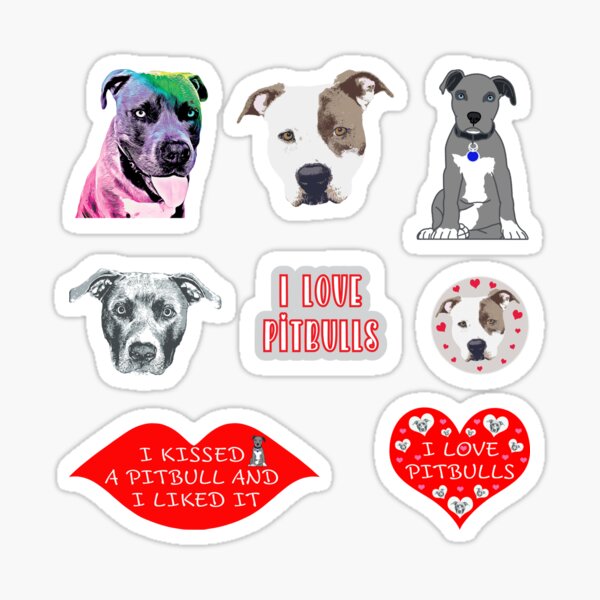Item preview, Pitbull Lover Pack designed and sold by Rosemarie Guieb Designs.