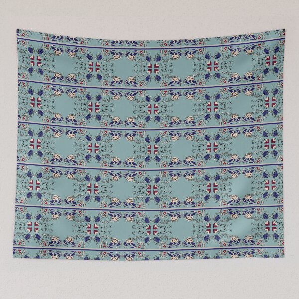 Item preview, Elaborated Batik Therapy - Powder Blue designed and sold by BumbleChynxBee.