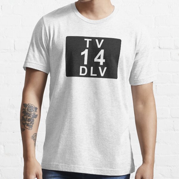 TV 14 LV (United States) white Essential T-Shirt for Sale by