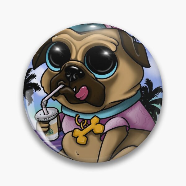 Summer Pug Accessories Redbubble - rainbow afro on a pug roblox