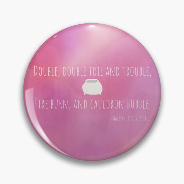 Aperçu de l'œuvre Toil and Trouble (rose et violet) créée et vendue par SisterRedcap.