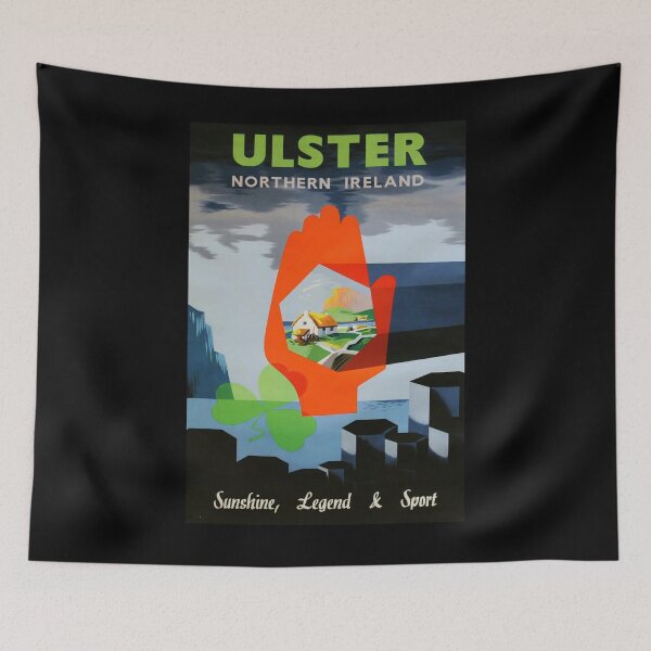 Aperçu de l'œuvre affiche de chemin de fer Ulster créée et vendue par stickart-marek.