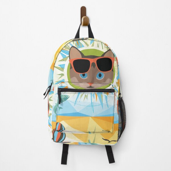 Item preview, Sola cat at the beach designed and sold by Printedarts.