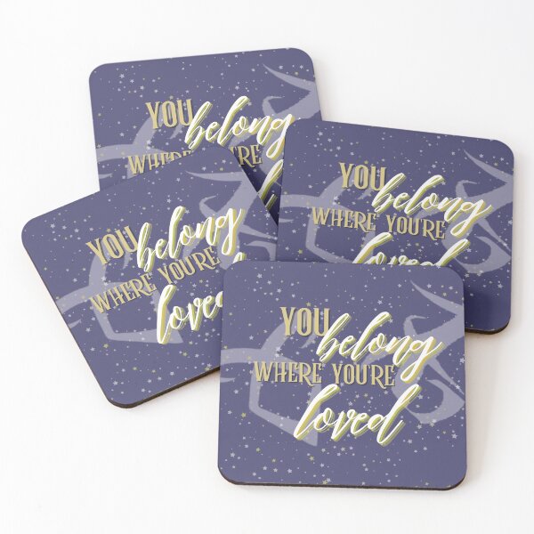 Item preview, You Belong Where You're Loved designed and sold by thecaitycat.
