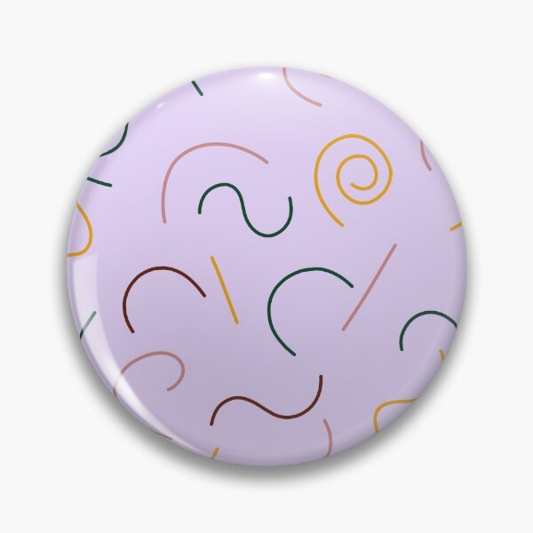 Item preview, purple retro shape pattern designed and sold by Nicole  Desmond.