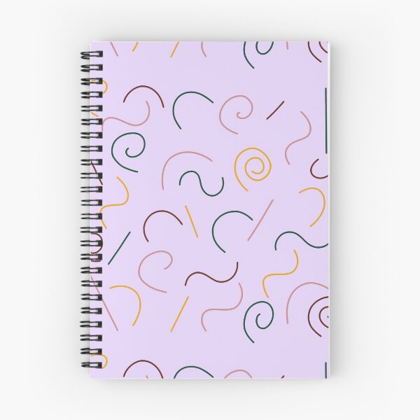 Item preview, purple retro shape pattern designed and sold by Nicole  Desmond.