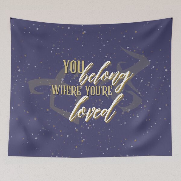 Item preview, You Belong Where You're Loved designed and sold by thecaitycat.