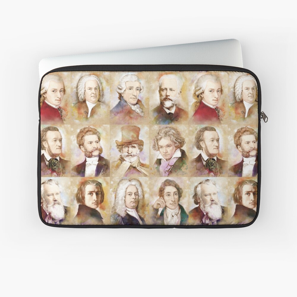 Composers: Mozart, Bach, Beethoven and more iPhone Case