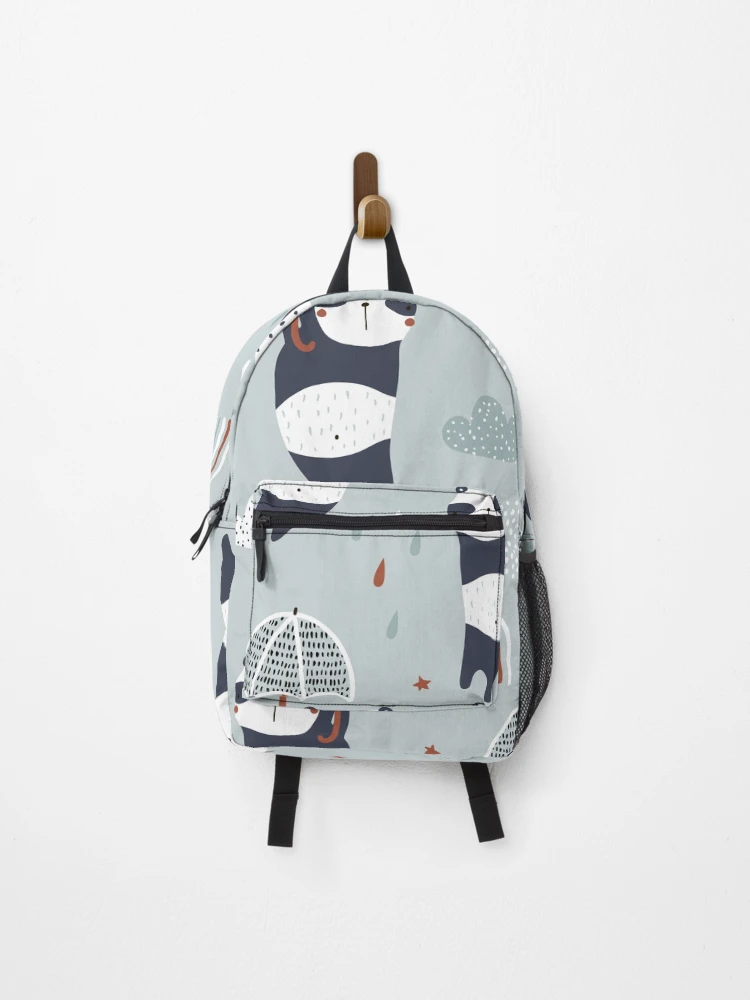 Thumbnail 1 of 3, Backpack, Panda pattern designed and sold by Rama Geeves.
