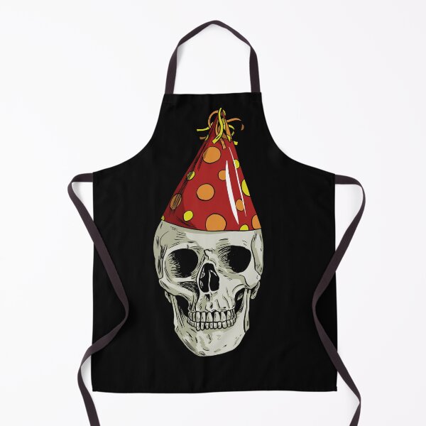 Item preview, Skull Wearing Party Hat designed and sold by blacksnowcomics.