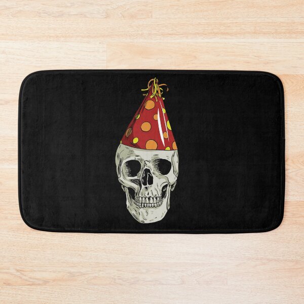 Item preview, Skull Wearing Party Hat designed and sold by blacksnowcomics.