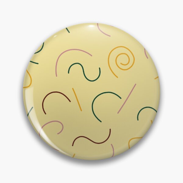 Item preview, yellow retro shape pattern designed and sold by Nicole  Desmond.