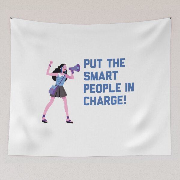 Item preview, Put Smart People in Charge designed and sold by flying-flamingo.