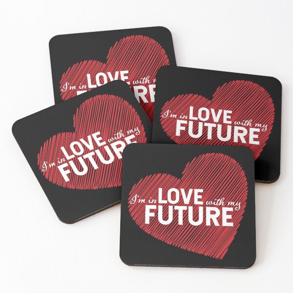 Item preview, I'm in love with my future - red heart designed and sold by LookFrog.