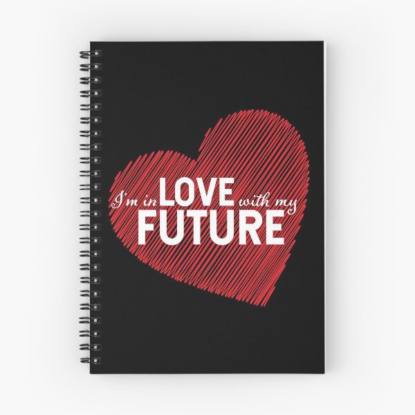 Item preview, I'm in love with my future - red heart designed and sold by LookFrog.