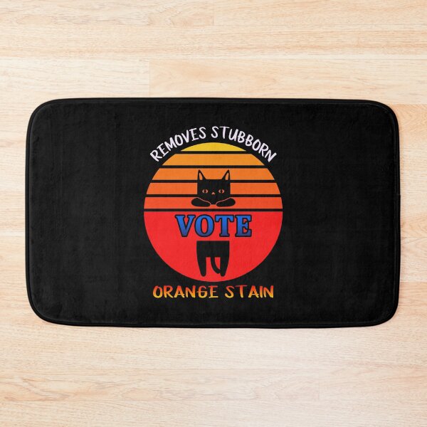 Item preview, Retro Cat Vote Removes Stubborn Orange Stain designed and sold by ojdart.