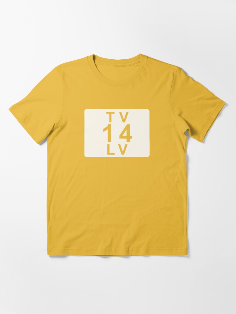 TV 14 LV (United States) white Essential T-Shirt for Sale by