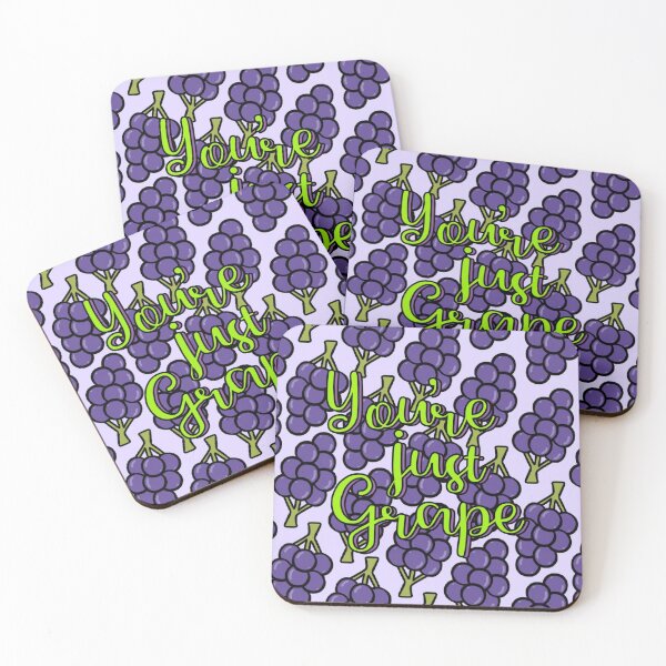 Item preview, ‘You’re just Grape’ Grape Text Art designed and sold by PerpetualPanic.