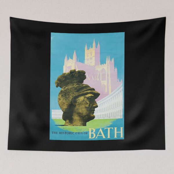 Artikelvorschau, Eisenbahn Plakat Bath entworfen und verkauft von stickart-marek.